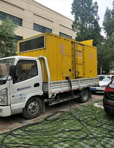 九江发电车出租-柴油发电机组排烟系统设计要求及其考虑因素